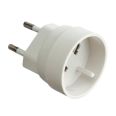 ADAPTADOR EUROPEO UNIVERSAL 10A  BLANCO