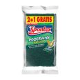 ESTROPAJO FIBRA VERDE 3 UN. SPONTEX